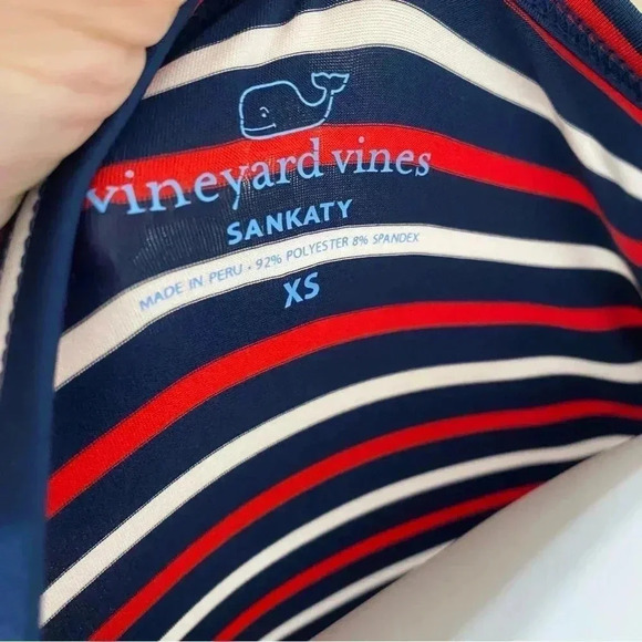 Vineyard Vines Striped Sankaty patriotic Swing Dress size  XS 2Q010647 - Picture 4 of 4